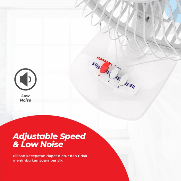 Maspion Desk Fan 7" - F18DE